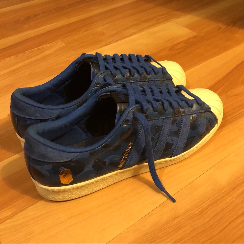 Bape x Undefeated x Adidas Superstars